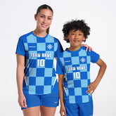Flight Jersey Checkers - Royal Blue